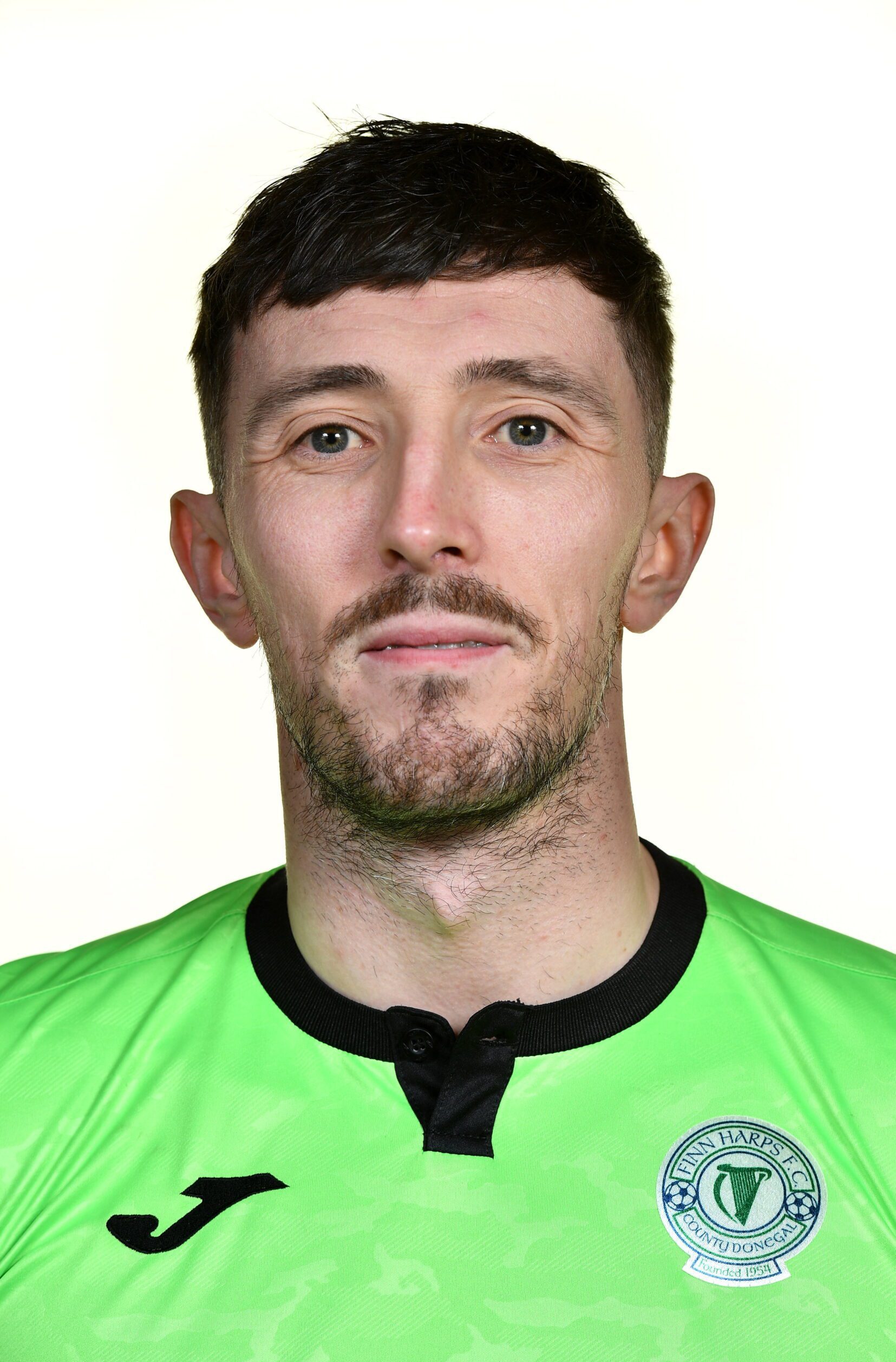 Mark McGinley during a Finn Harps squad portrait session at Letterkenny Community Centre in Donegal. Photo by Sam Barnes/Sportsfile