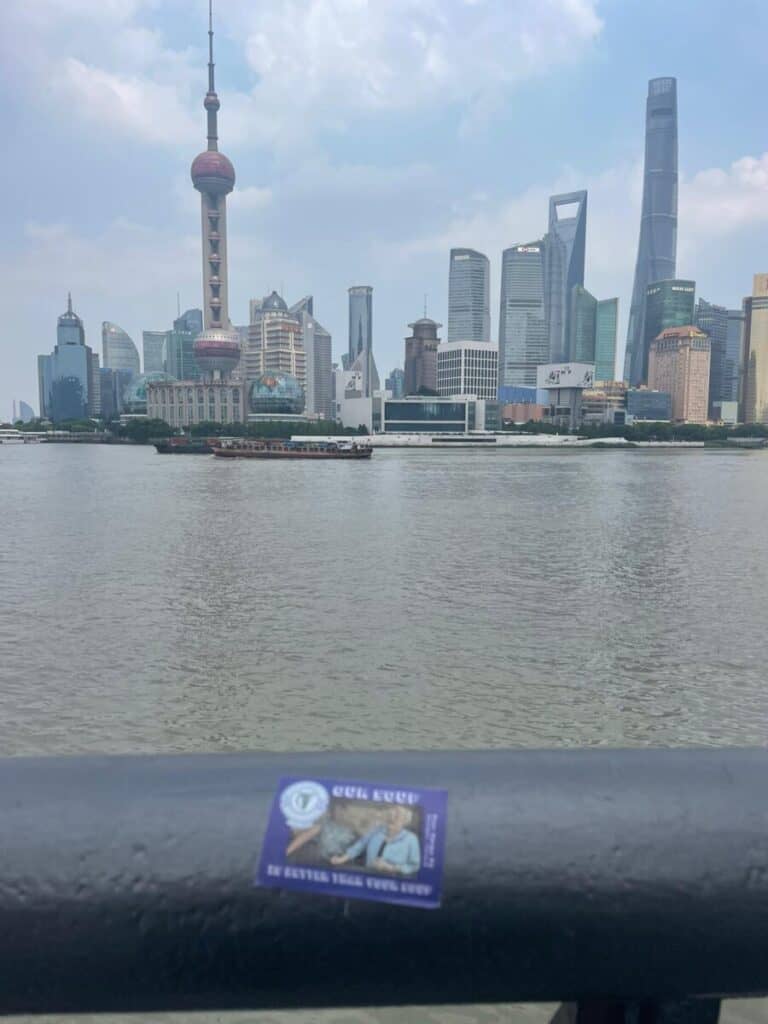 Soup sticker in Shanghai earlier this year