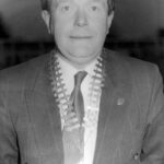Derek Wilkinson as President of the League of Ireland
