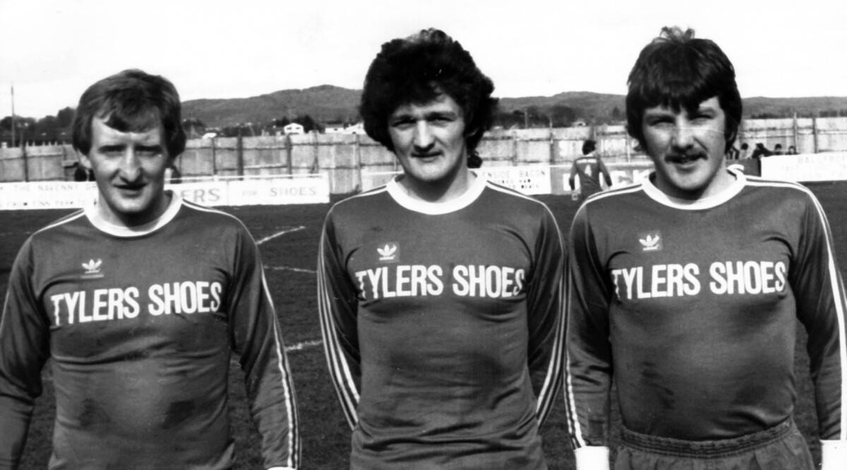 Joe Logan on the left, Con McLaughlin in the middle and Shaun Boyle on the right.